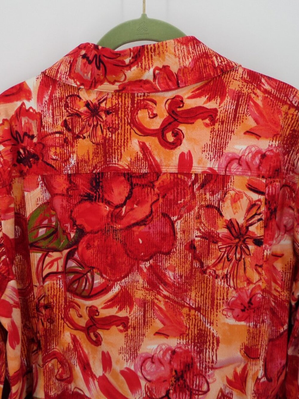 Chico's Additions Woman's Fall Long Sleeve Multi Color Print Jacket SZ 3 US 16 - Picture 6 of 7